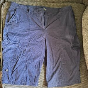 Chico’s Women’s Blue Cargo Shorts